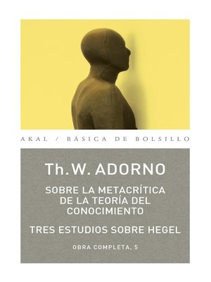 cover image of Sobre la metacrítica de la teoría del conocmiento